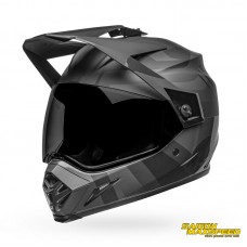 Nón BELL MX-9 ADVENTURE MIPS MARAUDER MATTE/GLOSS BLACKOUT